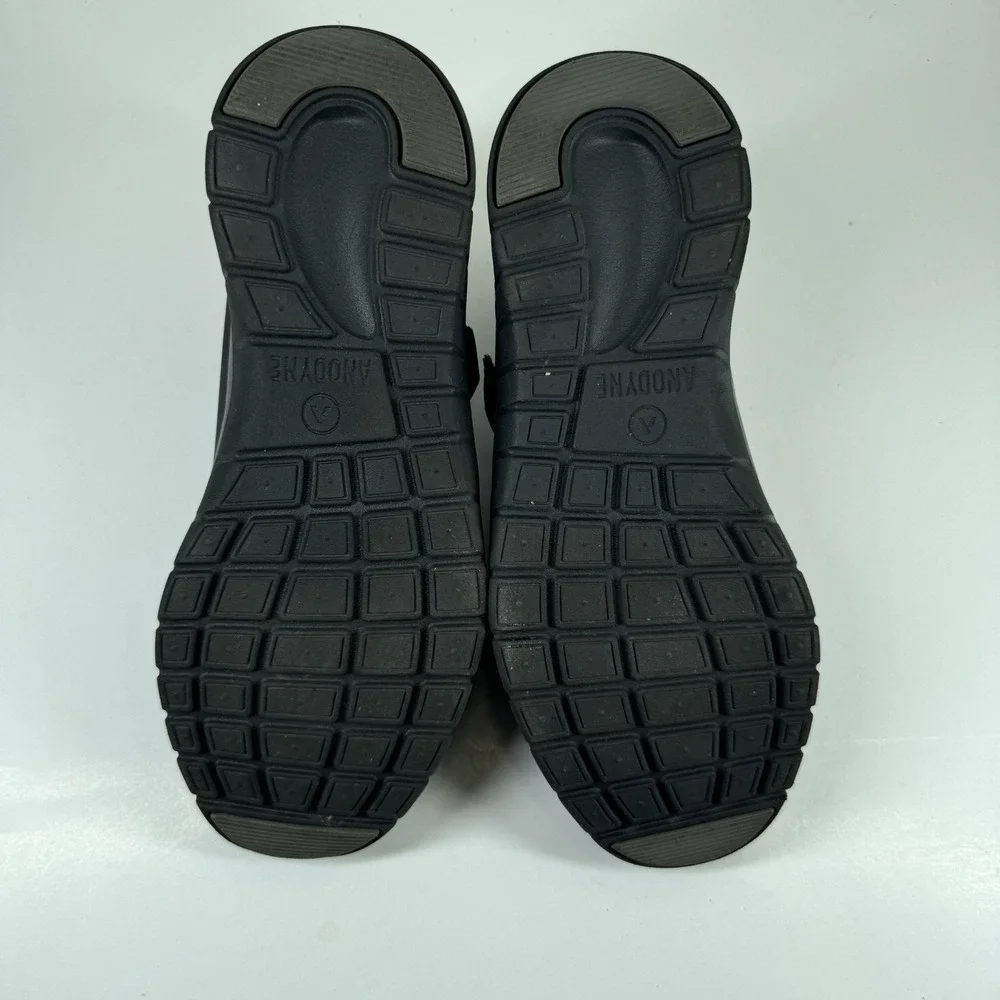 Anodyne No. 46 Sport Jogger Men's US 11W Black Orthopedic Diabetic Walking Shoes